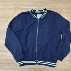 Lindsay ネイビー ジップアップジャケット