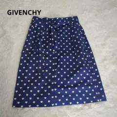 GIVENCHY ジバンシィ ハート柄 リボン付 スカート Lサイズ相当のサムネイル