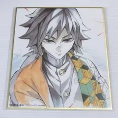 鬼滅の刃 作画スタッフ 全集中 複製 ミニ色紙 伍 冨岡 義勇