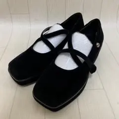 ENFOLD スクエアメリージェーン ブラック 36