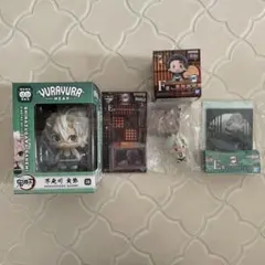 鬼滅の刃　一番くじ 姉の仇E賞F賞　ちょこのっこゆらゆらヘッド　不死川実弥セット