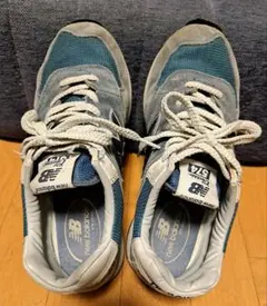 New Balance 574 青スニーカー☆値下げしました！