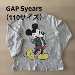GAP ミッキーマウス 長袖カットソー グレー　5years