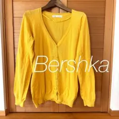【Bershka】ベルシュカ イエロー 薄手 カーディガン Mサイズ 春夏秋のサムネイル