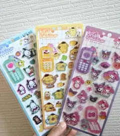 SANRIO平成ハッピーフォンシール4枚セット