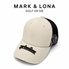 新品 ☆ MARK&LONA キャップ 帽子 マーク&ロナ ホワイト 正規品 - メルカリ