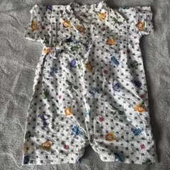 HOT BISCUITS 甚平 昆虫柄 フリーサイズ　ロンパース