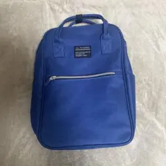 青色バックパック 調整可能ストラップ
