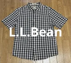 L.L.Bean エルエルビーン　チェック　半袖シャツ
