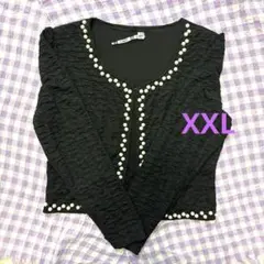 フォーマル　大きいサイズ　XXL ブラック　レディース