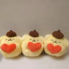 サンリオキャラクターズ　うたた寝マスコット ポムポムプリン 3点セット
