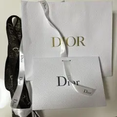 Dior 紙袋　リボンセット