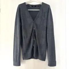 ブラックレーベルクレストブリッジグレーMカーディガン