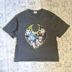 MEDE19F 古着屋でみつけたようなプリントTシャツ ヴィランズ　Disneyのサムネイル