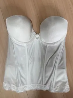 ホワイト ストラップレス ブライダルインナー M