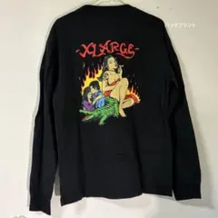 XLARGE ロングTシャツ L ブラック