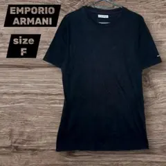 エンポリオアルマーニ　半袖Tシャツ　黒　ブラック　無地　フリーサイズ　匿名配送のサムネイル