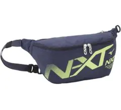 【新品未使用品】ミズノ NEXT ウエストバッグ ネイビーのサムネイル