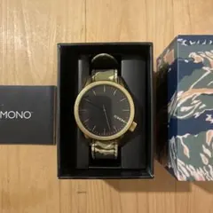 KOMONO ゴールド カモフラ 腕時計
