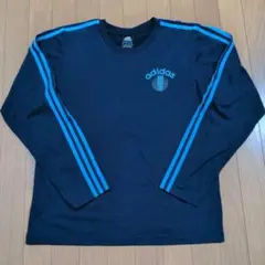 adidas アディダス長袖カットソー M ネイビー