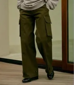 soerte Wide straight military pants