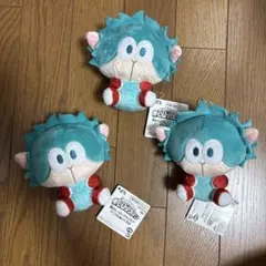 僕のヒーローアカデミア アニマルぬいぐるみ 3種 緑谷出久 爆豪勝己 轟