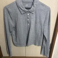 GAP グレー 長袖ポロシャツのサムネイル