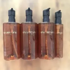 シュウウエムラ　クレンジング空ボトル　4本セット