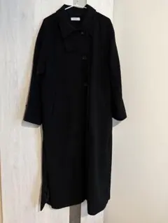 【PAGEBOY】 2WAYスタンドネックウールチェスターコート ブラック Mのサムネイル