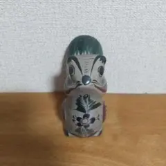 メキシコ民芸品 トナラ焼き リス 置物 陶器 約13cm（振ると音あり）のサムネイル