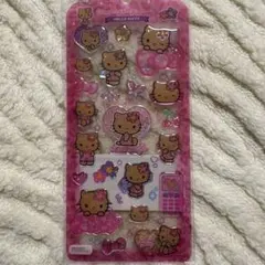 日焼けキティ　ドロップジュエリーシール