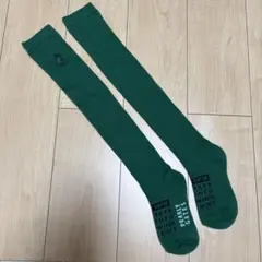 PEARLY GATESグリーン×ネイビー ロゴソックス(22-24cm)