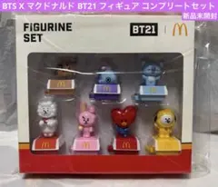 BTS X マクドナルド BT21 フィギュア コンプリートセット