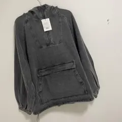 モノマートレディース デニムオーバーサイズアノラックパーカー.19