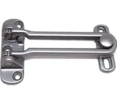 ドア用ストッパー 外開き用 シルバー 取り付け簡単