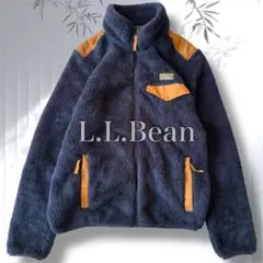L.L.Bean ハイパイルフリース フルジップジャケット アウトドアコーデ M