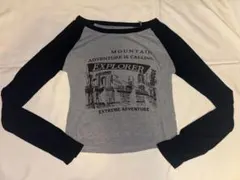 グレー/ブラック ラグランスリーブ Tシャツ セット商品