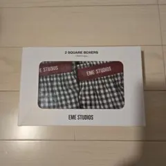EME STUDIOS チェック柄トランクス2枚セット