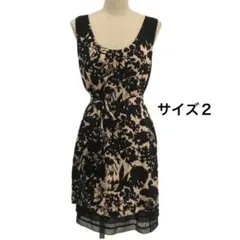 【4/26削除】ダイアンフォンファステンバーグ ノースリーブワンピース サイズ2