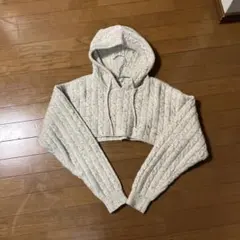 W.W.G フード付きニットトップス