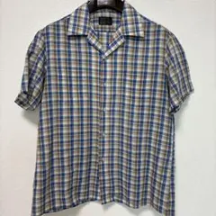 70s JC Penney 半袖オープンカラーシャツ L