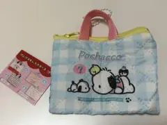 サンリオキャラクターズ レトロレッスンバッグミニキーホルダー(ポチャッコ)