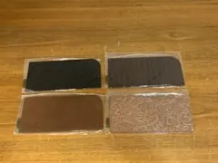 G0808-59★未使用 IBIZA薄型長財布 本革 レザー 4点セット