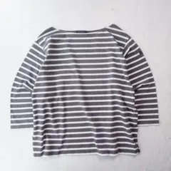 Le Minor ストライプ 七分袖カットソー
