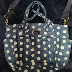 MARC BY MARC JACOBS ドット柄マザーズバッグ