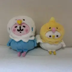 (終了)新品・タグ付き■ カナヘイ ピスケとうさぎ ぬいぐるみセット■ おにぎり ウィンナー■ゆるっとほっこりフェア おむすびタイム カナヘイの小動物 ピスケ&うさぎ おむすびピスケたこウィンナー添え