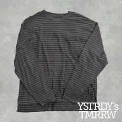 YSTRDY's TMRRW イエスタデイズトゥモロー ストライプ長袖カットソーのサムネイル