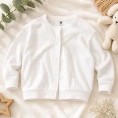 UNIQLO ホワイト カーディガン 110