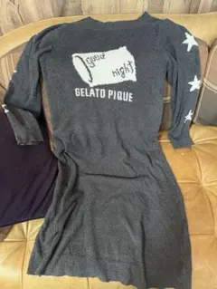 GELATO PIQUE ルームウェア グレー 星柄