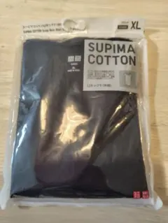 SUPIMA COTTON ブラック Tシャツ XL
